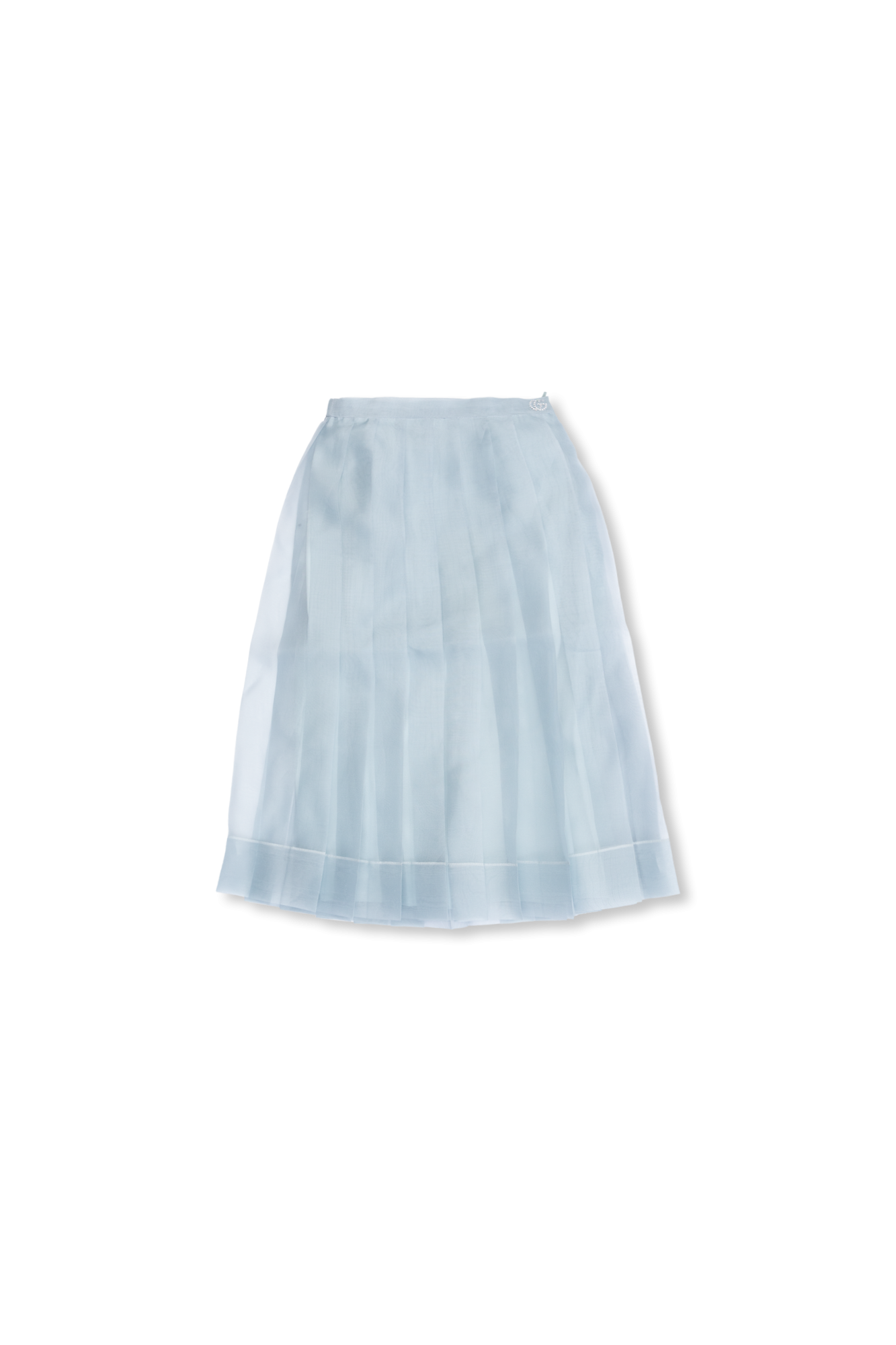 Blue Silk skirt with pleats Gucci Kids - Vitkac AS